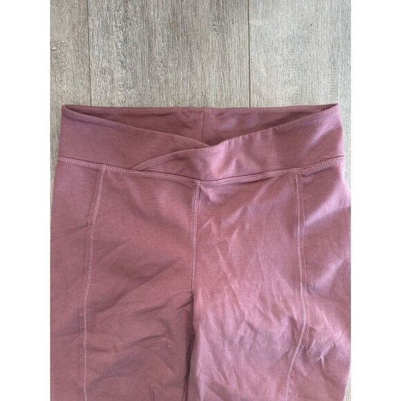 FREE PEOPLE FP MOVEMENT Mauve Pilates Leggings Medium Yoga Stretch - Picture 7 of 7